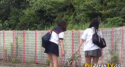 ตามแอบถ่ายนักเรียนสาวญี่ปุ่นเก็นหางเกงในเสียวจริงๆ